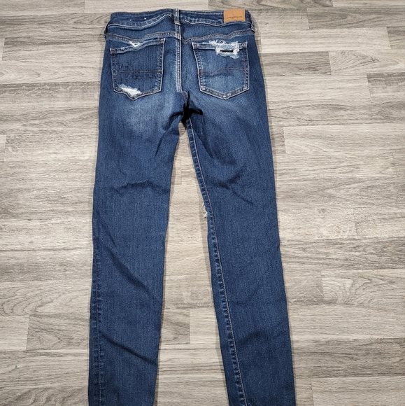 American Eagle Women's Jeans Size 4 Regular Super Stretch - Picture 1 of 2